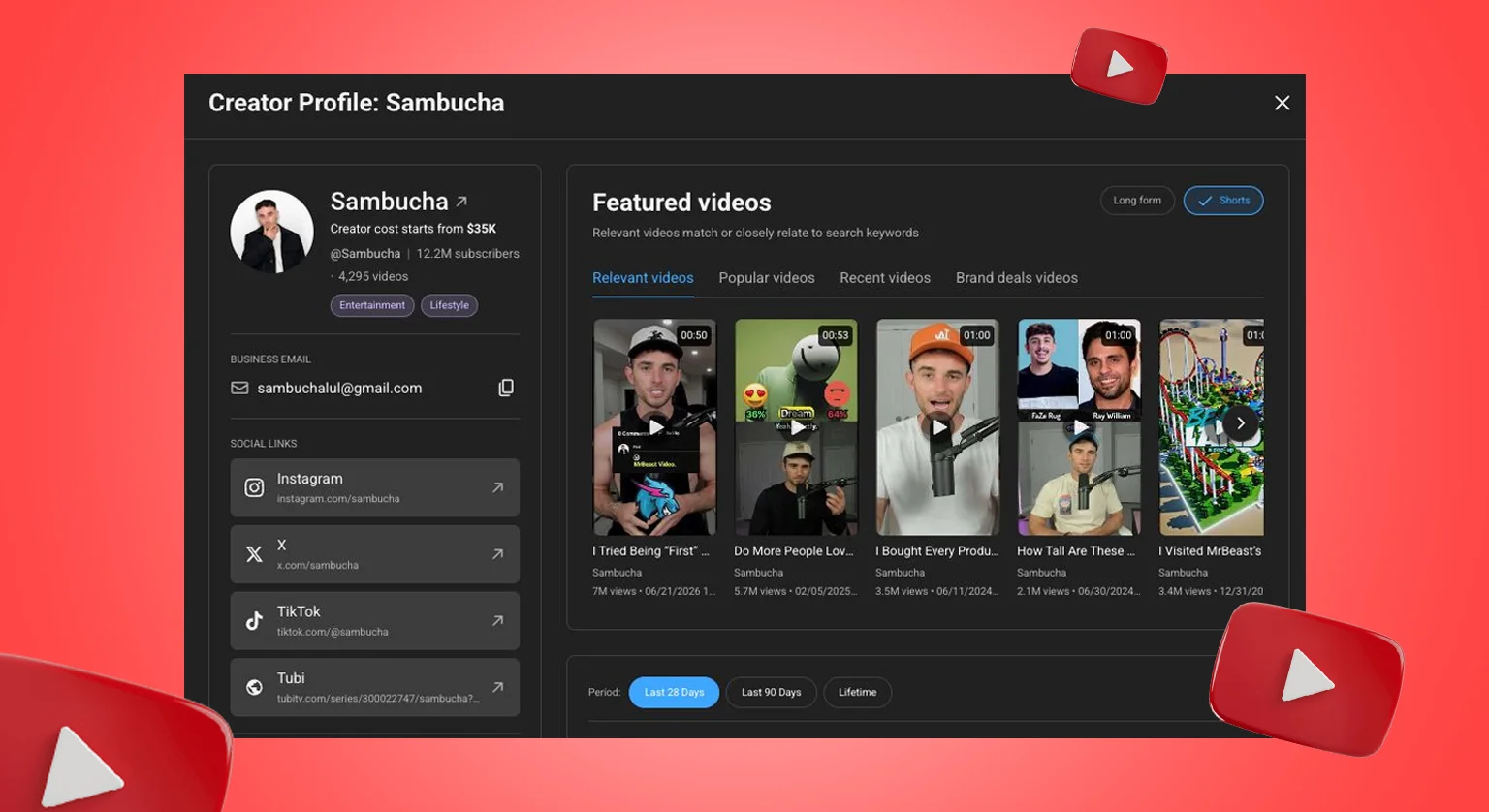 YouTube- creator- search- for -brands